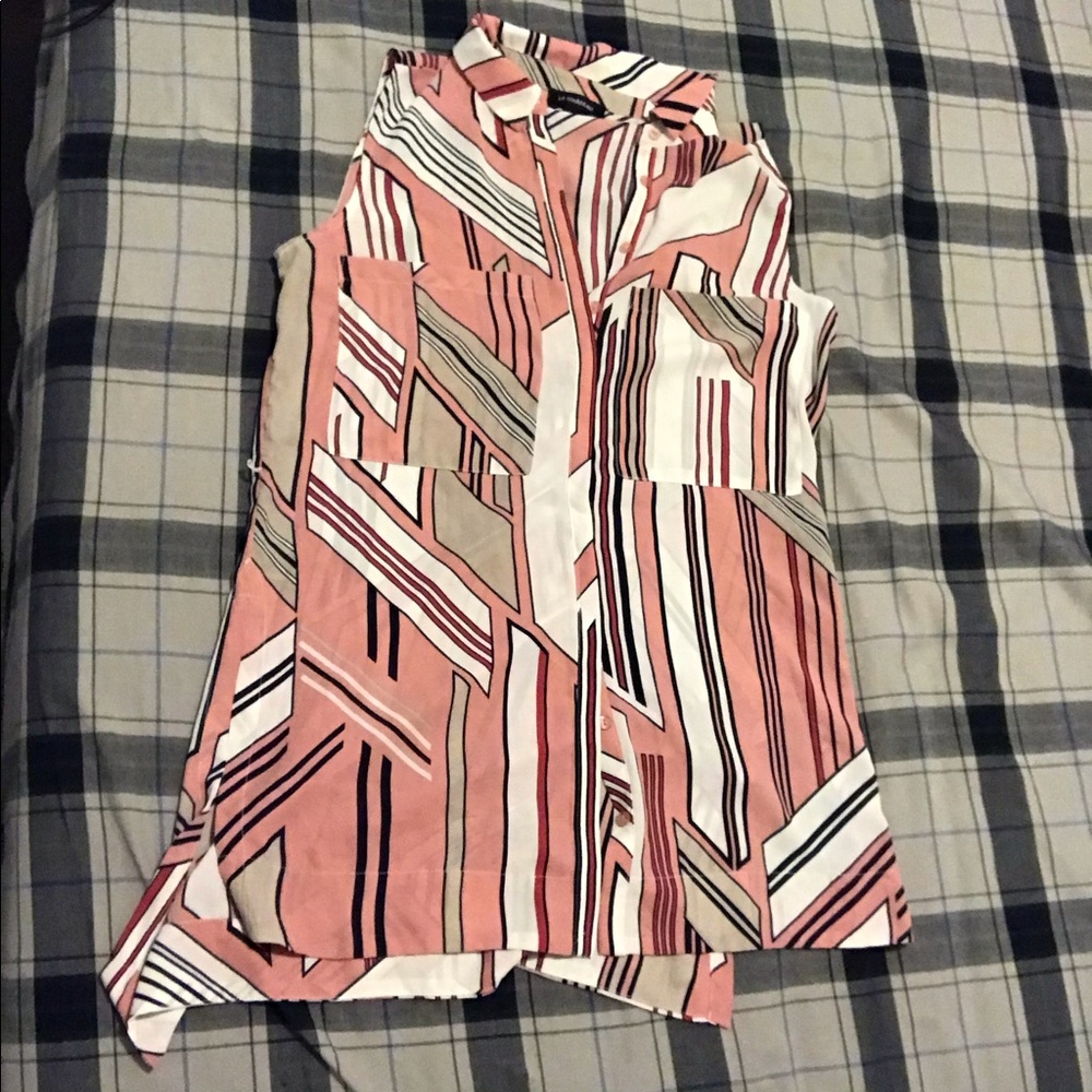 Brand new Le Chateau sleeveless shirt dress